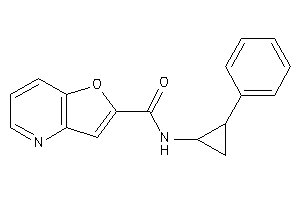 N-(2-phenylcyclopropyl)furo[3,2-b]pyridine-2-carboxamide