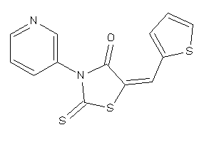 Image of 3-(3-pyridyl)-5-(2-thenylidene)-2-thioxo-thiazolidin-4-one