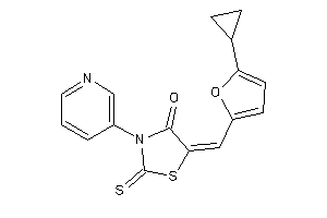 5-[(5-cyclopropyl-2-furyl)methylene]-3-(3-pyridyl)-2-thioxo-thiazolidin-4-one