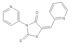 Image of 3-(3-pyridyl)-5-(2-pyridylmethylene)-2-thioxo-thiazolidin-4-one