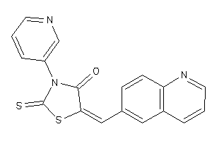 3-(3-pyridyl)-5-(6-quinolylmethylene)-2-thioxo-thiazolidin-4-one