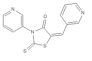 3-(3-pyridyl)-5-(3-pyridylmethylene)-2-thioxo-thiazolidin-4-one