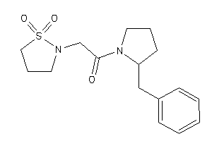 1-(2-benzylpyrrolidino)-2-(1,1-diketo-1,2-thiazolidin-2-yl)ethanone