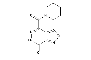4-(piperidine-1-carbonyl)-6H-isoxazolo[3,4-d]pyridazin-7-one