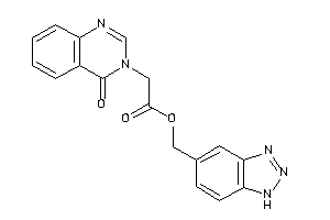 2-(4-ketoquinazolin-3-yl)acetic Acid 1H-benzotriazol-5-ylmethyl Ester