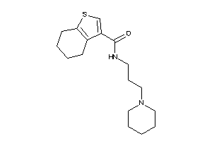 N-(3-piperidinopropyl)-4,5,6,7-tetrahydrobenzothiophene-3-carboxamide