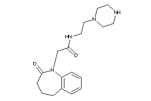 Image of 2-(2-keto-4,5-dihydro-3H-1-benzazepin-1-yl)-N-(2-piperazinoethyl)acetamide