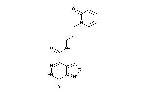7-keto-N-[3-(2-keto-1-pyridyl)propyl]-6H-isoxazolo[3,4-d]pyridazine-4-carboxamide