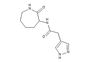 N-(2-ketoazepan-3-yl)-2-(1H-pyrazol-4-yl)acetamide