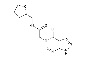 2-(4-keto-1H-pyrazolo[3,4-d]pyrimidin-5-yl)-N-(tetrahydrofurfuryl)acetamide