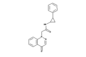 2-(4-ketocinnolin-1-yl)-N-(2-phenylcyclopropyl)acetamide