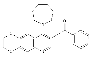 [9-(azepan-1-yl)-2,3-dihydro-[1,4]dioxino[2,3-g]quinolin-8-yl]-phenyl-methanone