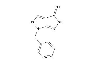 Image of (6-benzyl-2,5-dihydropyrazolo[3,4-c]pyrazol-3-ylidene)amine