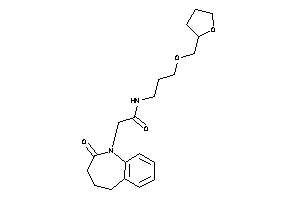 Image of 2-(2-keto-4,5-dihydro-3H-1-benzazepin-1-yl)-N-[3-(tetrahydrofurfuryloxy)propyl]acetamide