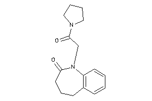 1-(2-keto-2-pyrrolidino-ethyl)-4,5-dihydro-3H-1-benzazepin-2-one