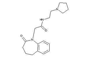 Image of 2-(2-keto-4,5-dihydro-3H-1-benzazepin-1-yl)-N-(2-pyrrolidinoethyl)acetamide