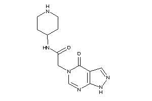 2-(4-keto-1H-pyrazolo[3,4-d]pyrimidin-5-yl)-N-(4-piperidyl)acetamide