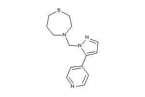 4-[[5-(4-pyridyl)pyrazol-1-yl]methyl]-1,4-thiazepane