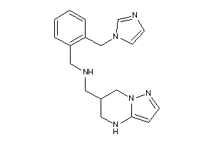 [2-(imidazol-1-ylmethyl)benzyl]-(4,5,6,7-tetrahydropyrazolo[1,5-a]pyrimidin-6-ylmethyl)amine