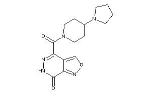 Image of 4-(4-pyrrolidinopiperidine-1-carbonyl)-6H-isoxazolo[3,4-d]pyridazin-7-one
