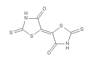 Image of 5-(4-keto-2-thioxo-thiazolidin-5-ylidene)-2-thioxo-thiazolidin-4-one