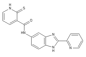 N-[2-(2-pyridyl)-1H-benzimidazol-5-yl]-2-thioxo-1H-pyridine-3-carboxamide