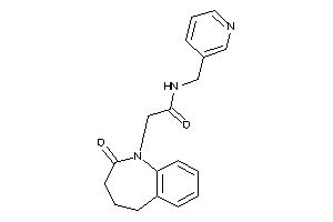 Image of 2-(2-keto-4,5-dihydro-3H-1-benzazepin-1-yl)-N-(3-pyridylmethyl)acetamide