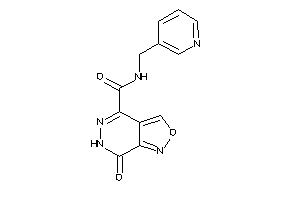 Image of 7-keto-N-(3-pyridylmethyl)-6H-isoxazolo[3,4-d]pyridazine-4-carboxamide