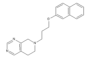 7-[3-(2-naphthoxy)propyl]-6,8-dihydro-5H-pyrido[3,4-d]pyrimidine