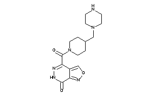 4-[4-(piperazinomethyl)piperidine-1-carbonyl]-6H-isoxazolo[3,4-d]pyridazin-7-one