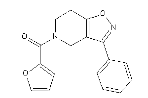 Image of 2-furyl-(3-phenyl-6,7-dihydro-4H-isoxazolo[4,5-c]pyridin-5-yl)methanone