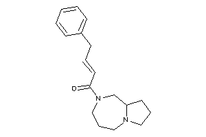 1-(1,3,4,5,7,8,9,9a-octahydropyrrolo[1,2-a][1,4]diazepin-2-yl)-4-phenyl-but-2-en-1-one