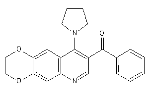 Phenyl-(9-pyrrolidino-2,3-dihydro-[1,4]dioxino[2,3-g]quinolin-8-yl)methanone