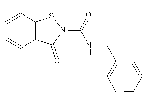 N-benzyl-3-keto-1,2-benzothiazole-2-carboxamide