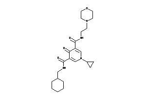 N-(cyclohexylmethyl)-1-cyclopropyl-4-keto-N'-(2-morpholinoethyl)dinicotinamide