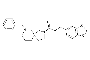 Image of 3-(1,3-benzodioxol-5-yl)-1-(7-benzyl-3,7-diazaspiro[4.5]decan-3-yl)propan-1-one