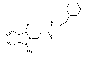 3-(1-keto-3-methylene-isoindolin-2-yl)-N-(2-phenylcyclopropyl)propionamide