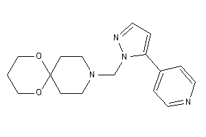 9-[[5-(4-pyridyl)pyrazol-1-yl]methyl]-1,5-dioxa-9-azaspiro[5.5]undecane