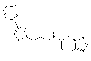 3-(3-phenyl-1,2,4-oxadiazol-5-yl)propyl-(5,6,7,8-tetrahydro-[1,2,4]triazolo[1,5-a]pyridin-6-yl)amine