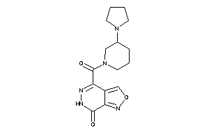 Image of 4-(3-pyrrolidinopiperidine-1-carbonyl)-6H-isoxazolo[3,4-d]pyridazin-7-one