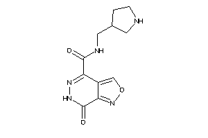 7-keto-N-(pyrrolidin-3-ylmethyl)-6H-isoxazolo[3,4-d]pyridazine-4-carboxamide