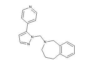 2-[[5-(4-pyridyl)pyrazol-1-yl]methyl]-1,3,4,5-tetrahydro-2-benzazepine