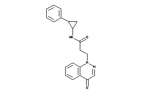 3-(4-ketocinnolin-1-yl)-N-(2-phenylcyclopropyl)propionamide