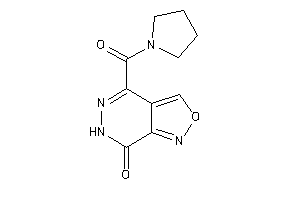 4-(pyrrolidine-1-carbonyl)-6H-isoxazolo[3,4-d]pyridazin-7-one