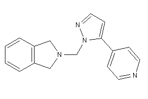 2-[[5-(4-pyridyl)pyrazol-1-yl]methyl]isoindoline