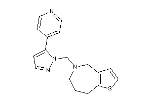 5-[[5-(4-pyridyl)pyrazol-1-yl]methyl]-4,6,7,8-tetrahydrothieno[3,2-c]azepine