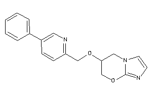 Image of 6-[(5-phenyl-2-pyridyl)methoxy]-6,7-dihydro-5H-imidazo[2,1-b][1,3]oxazine