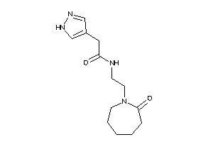 N-[2-(2-ketoazepan-1-yl)ethyl]-2-(1H-pyrazol-4-yl)acetamide