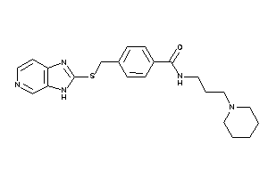 4-[(3H-imidazo[4,5-c]pyridin-2-ylthio)methyl]-N-(3-piperidinopropyl)benzamide