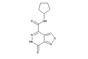 N-cyclopentyl-7-keto-6H-isoxazolo[3,4-d]pyridazine-4-carboxamide